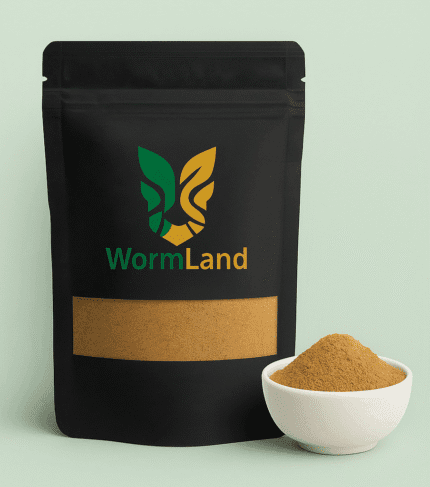 پودر کرم میلورم WormLand برای غذای پرنده و عروس هلندی – پروتئین طبیعی و مقوی