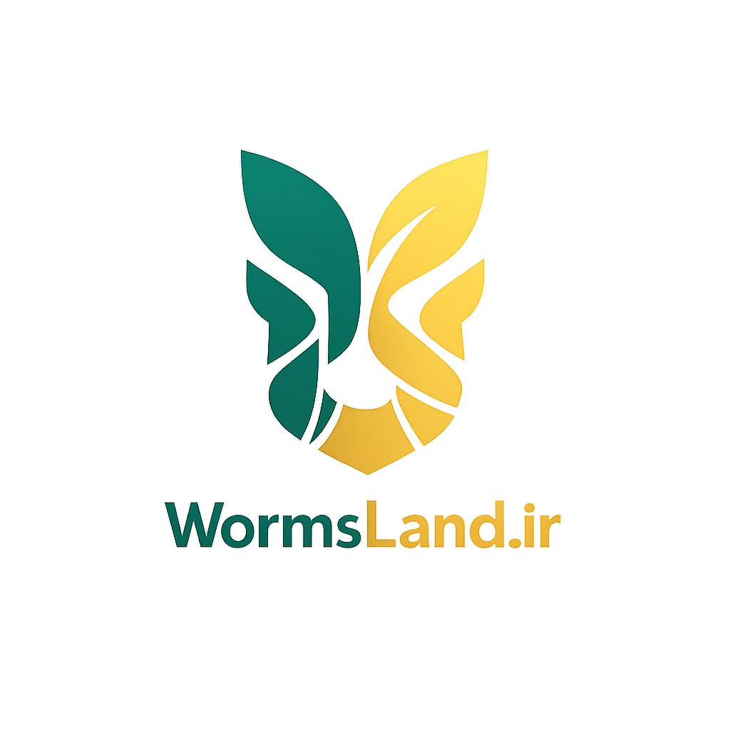 لوگوی سایت ورمزلند، wormsland.ir Logo